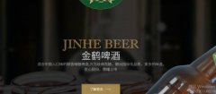 鶴崗金*啤酒有限公司網站建設有創(chuàng)意的主題設計